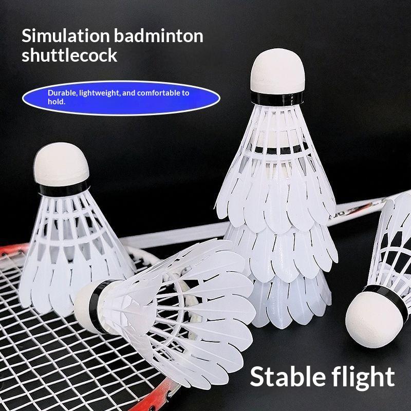 Badminton Shuttlecock - 3/6/12 قطعة، كرات بادمنتون متينة للاستخدام